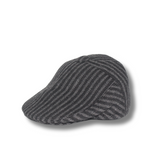 BLACK & GREY STRIPED IVY WINTER CAP